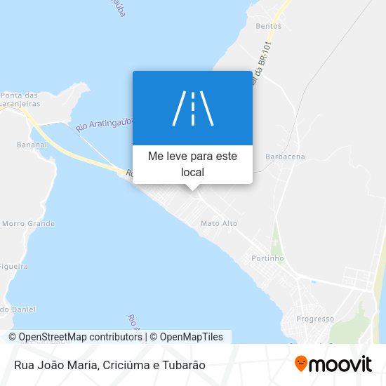 Rua João Maria mapa