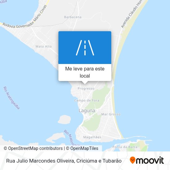 Rua Julio Marcondes Oliveira mapa