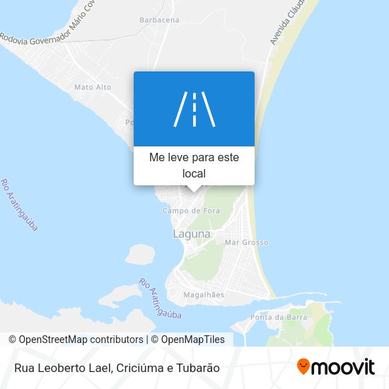 Rua Leoberto Lael mapa