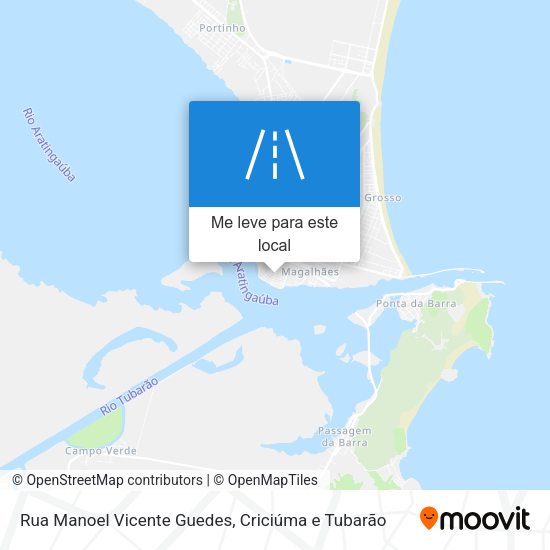 Rua Manoel Vicente Guedes mapa