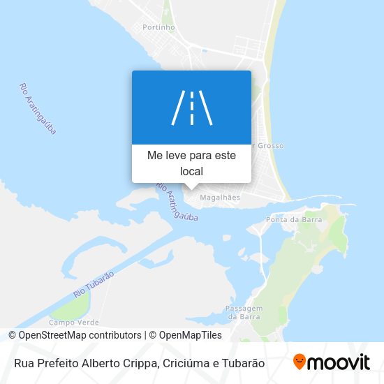 Rua Prefeito Alberto Crippa mapa