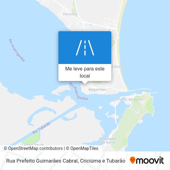 Rua Prefeito Guimarães Cabral mapa