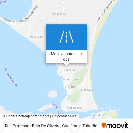 Rua Professor Édio De Oliveira mapa