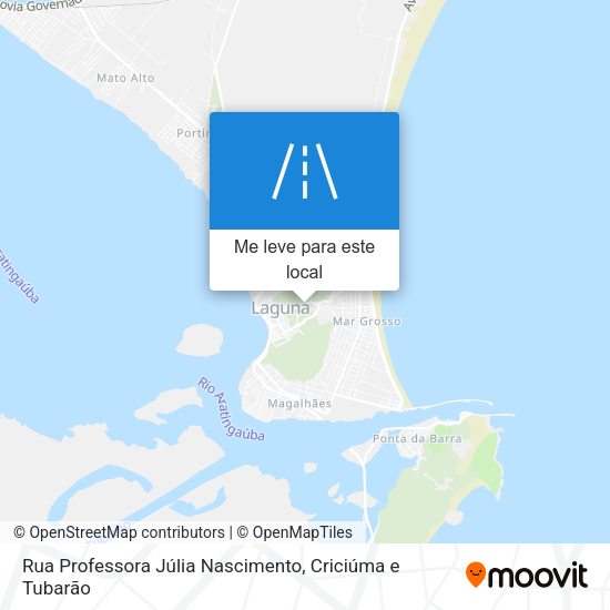 Rua Professora Júlia Nascimento mapa