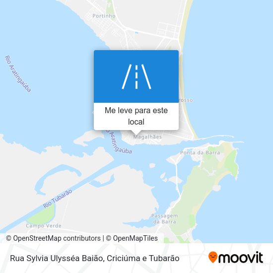 Rua Sylvia Ulysséa Baião mapa
