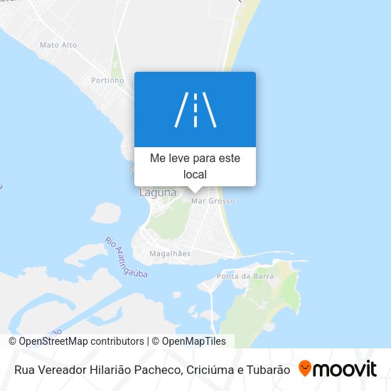 Rua Vereador Hilarião Pacheco mapa