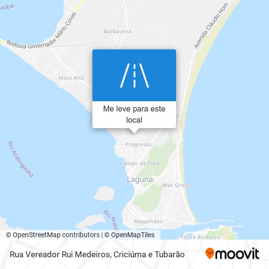 Rua Vereador Rui Medeiros mapa