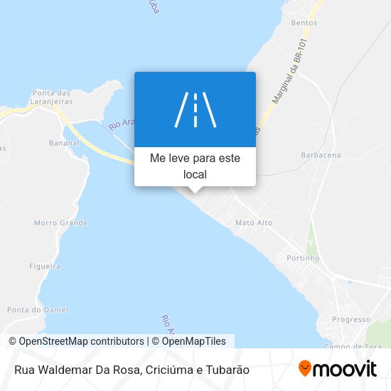 Rua Waldemar Da Rosa mapa