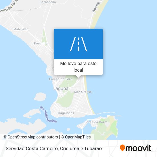 Servidão Costa Carneiro mapa