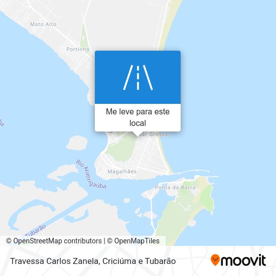 Travessa Carlos Zanela mapa