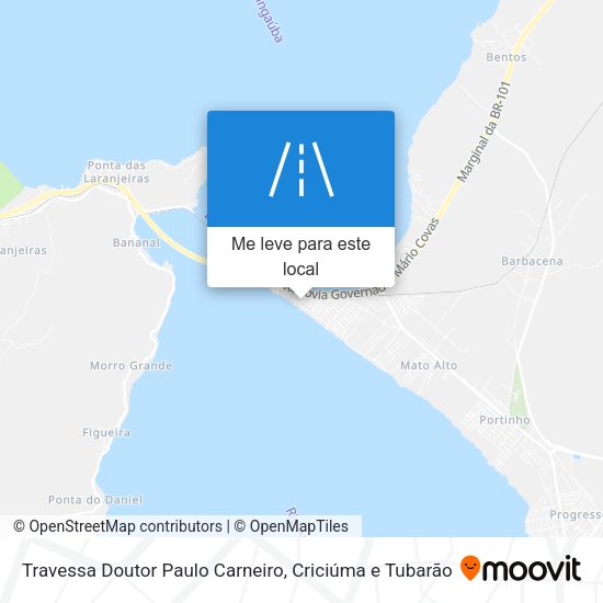 Travessa Doutor Paulo Carneiro mapa