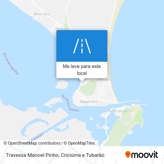 Travessa Manoel Pinho mapa