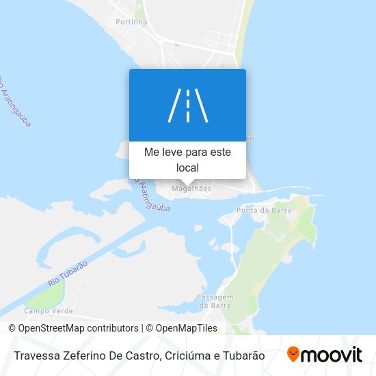 Travessa Zeferino De Castro mapa