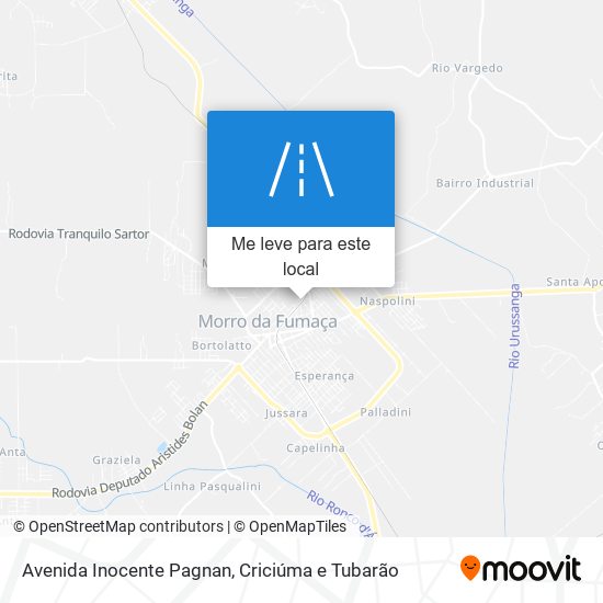 Avenida Inocente Pagnan mapa