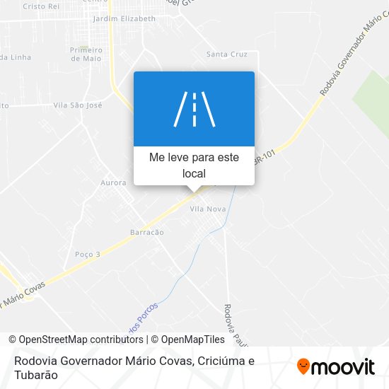 Rodovia Governador Mário Covas mapa
