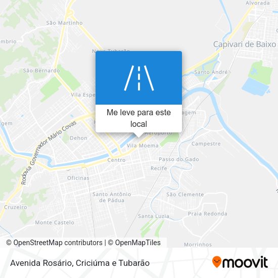 Avenida Rosário mapa