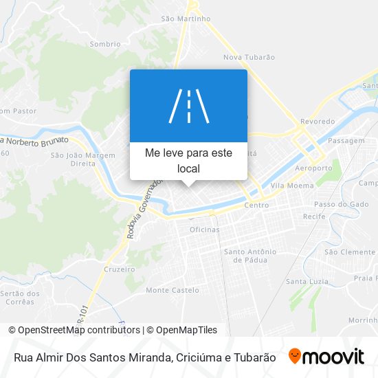 Rua Almir Dos Santos Miranda mapa