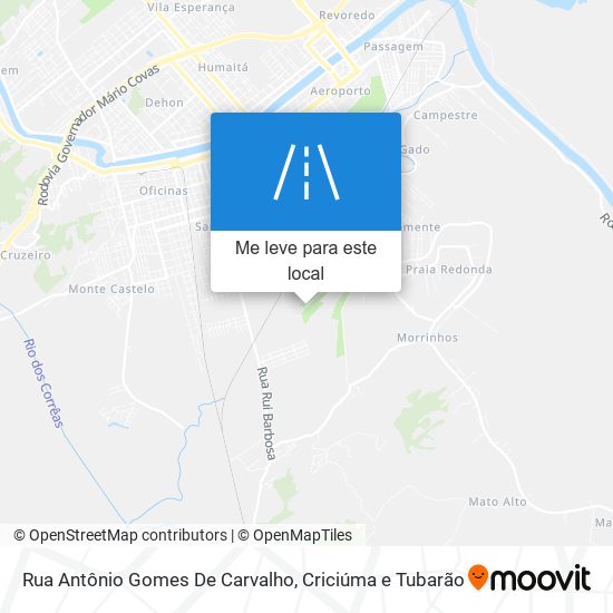Rua Antônio Gomes De Carvalho mapa