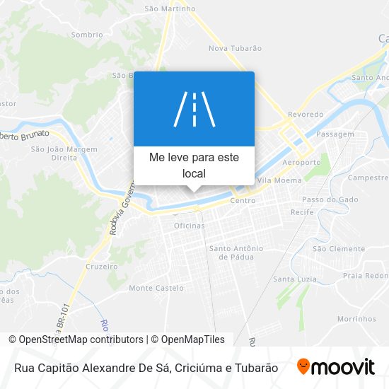 Rua Capitão Alexandre De Sá mapa