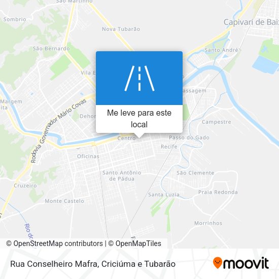 Rua Conselheiro Mafra mapa