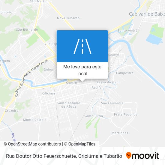 Rua Doutor Otto Feuerschuette mapa