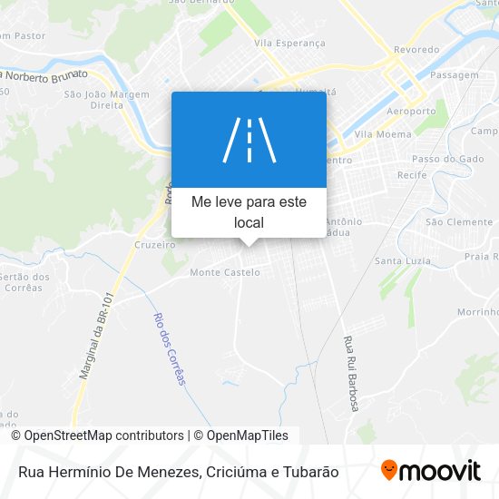 Rua Hermínio De Menezes mapa