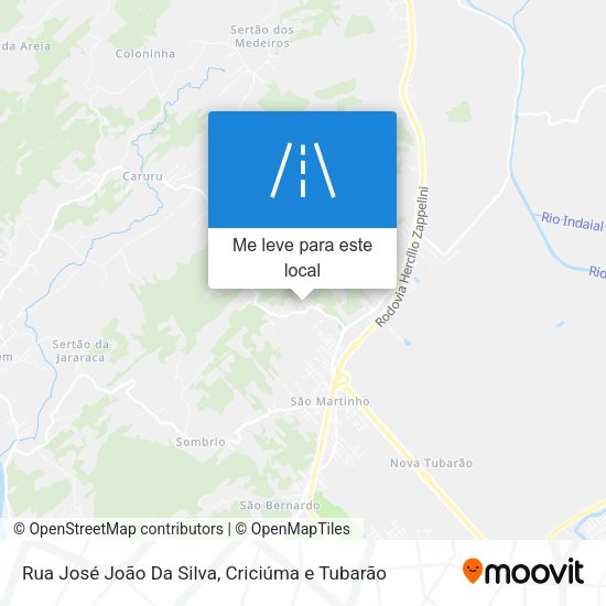 Rua José João Da Silva mapa