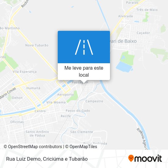 Rua Luiz Demo mapa