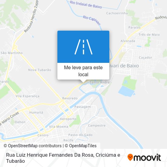 Rua Luiz Henrique Fernandes Da Rosa mapa