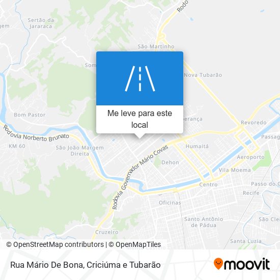 Rua Mário De Bona mapa