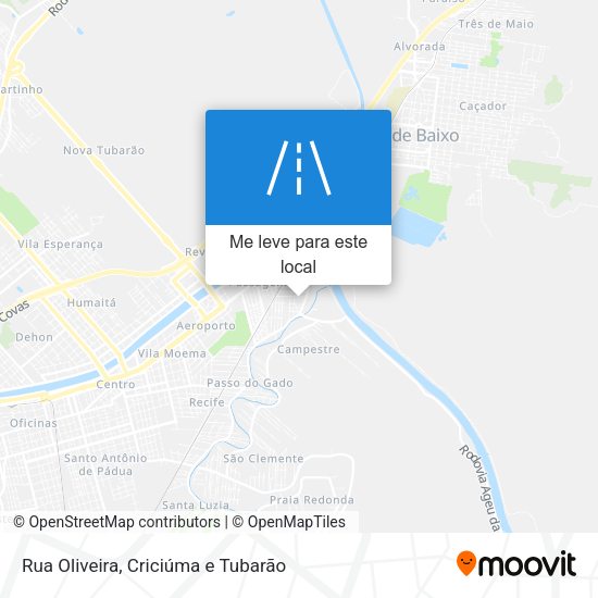Rua Oliveira mapa