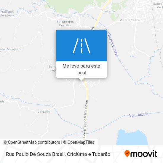 Rua Paulo De Souza Brasil mapa