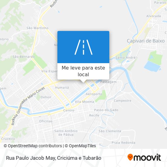 Rua Paulo Jacob May mapa