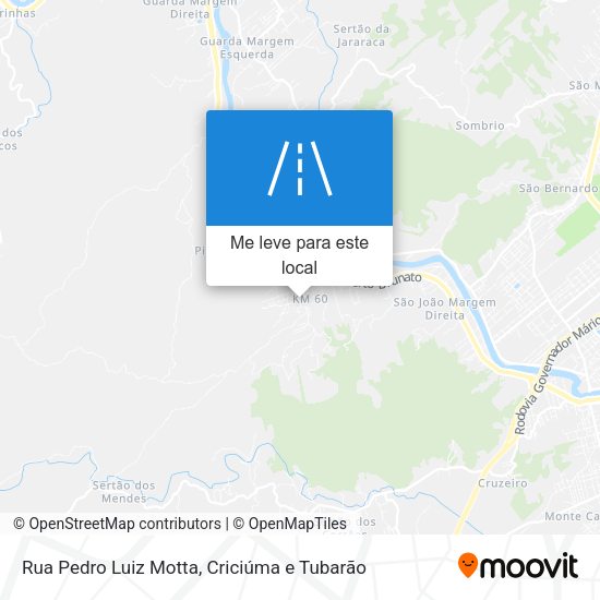 Rua Pedro Luiz Motta mapa