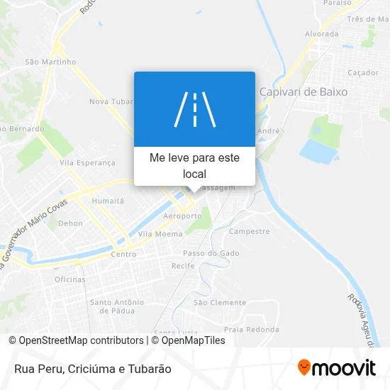 Rua Peru mapa
