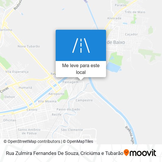 Rua Zulmira Fernandes De Souza mapa