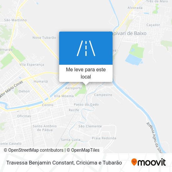 Travessa Benjamin Constant mapa