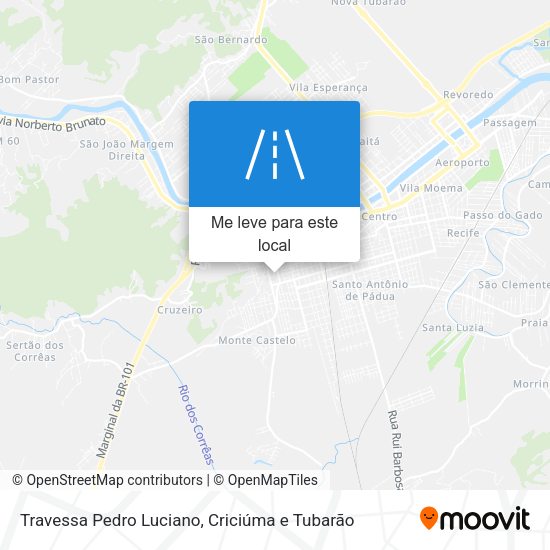 Travessa Pedro Luciano mapa