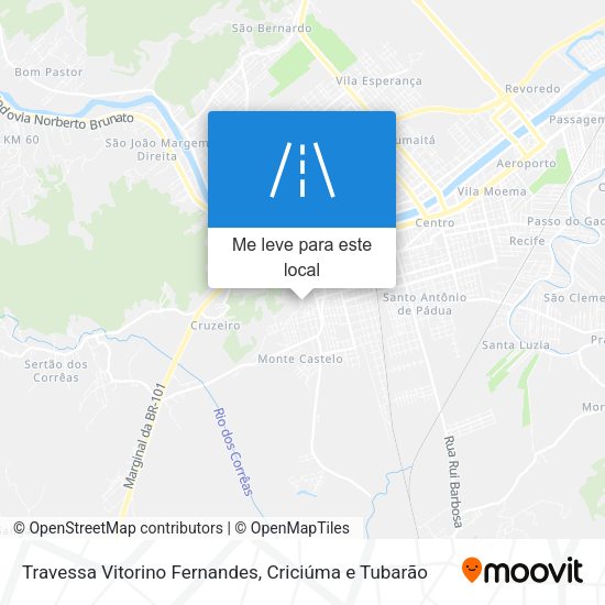 Travessa Vitorino Fernandes mapa
