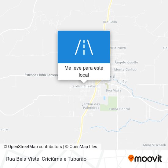 Rua Bela Vista mapa
