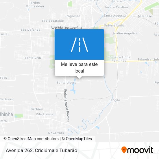 Avenida 262 mapa