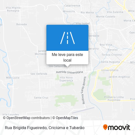 Rua Brígida Figueiredo mapa