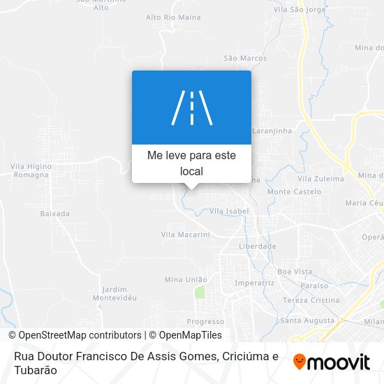 Rua Doutor Francisco De Assis Gomes mapa