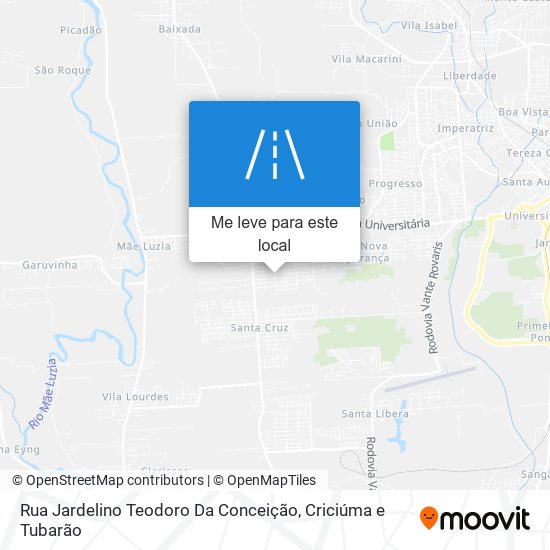 Rua Jardelino Teodoro Da Conceição mapa