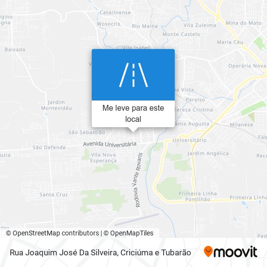 Rua Joaquim José Da Silveira mapa