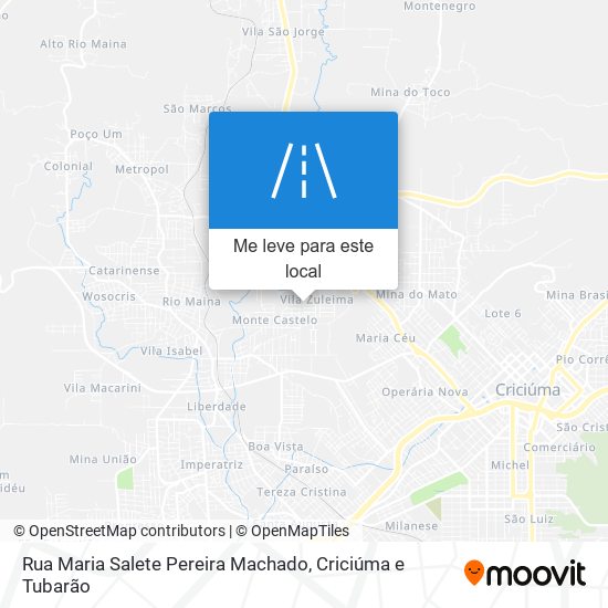 Rua Maria Salete Pereira Machado mapa