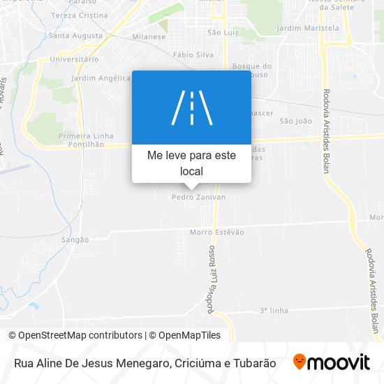 Rua Aline De Jesus Menegaro mapa