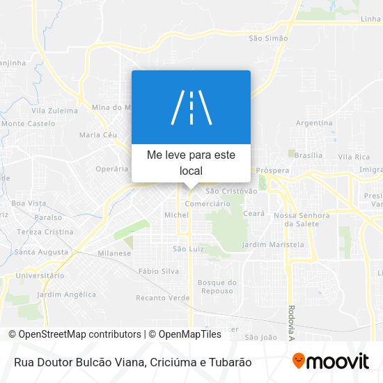 Rua Doutor Bulcão Viana mapa