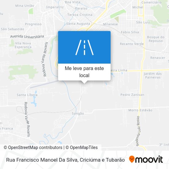 Rua Francisco Manoel Da Silva mapa