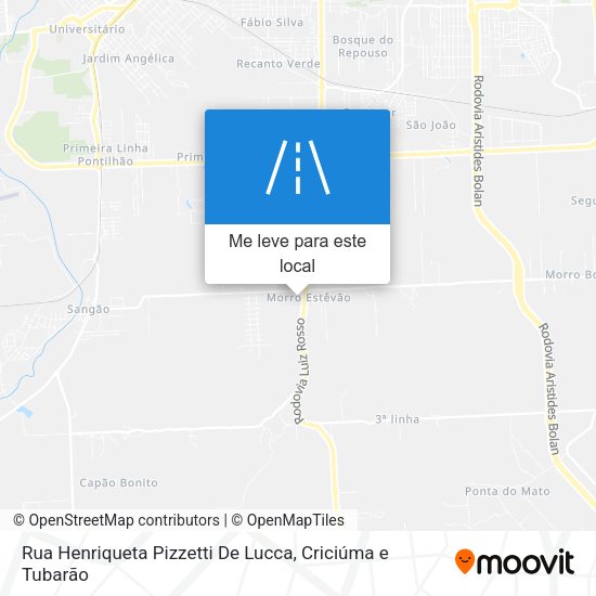 Rua Henriqueta Pizzetti De Lucca mapa